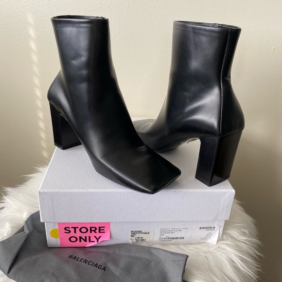 balenciaga square boots